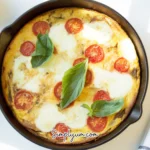 Cherry Tomatoes and Basil Frittata