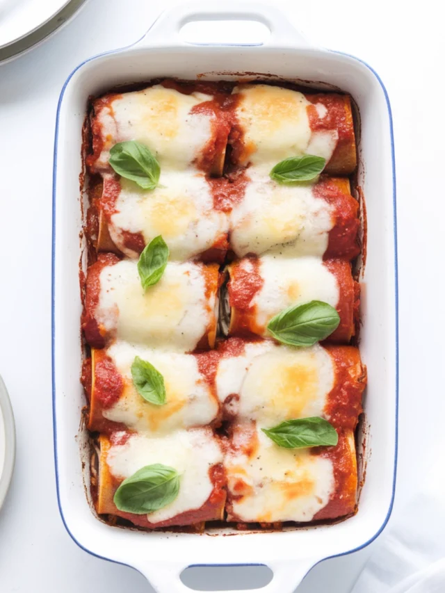 Cannelloni with Spinach and Ricotta