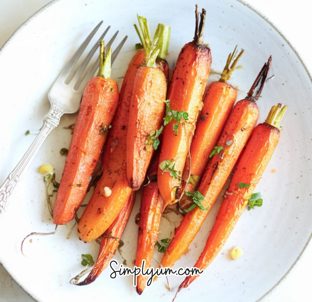 Rustic Oven Cooked Carrots