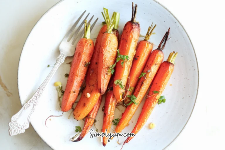 Rustic Oven Cooked Carrots