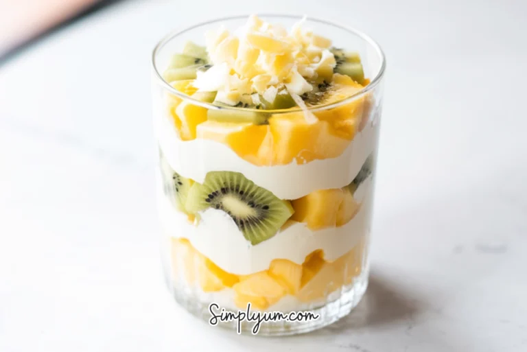 Pineapple Kiwi Yogurt Parfait