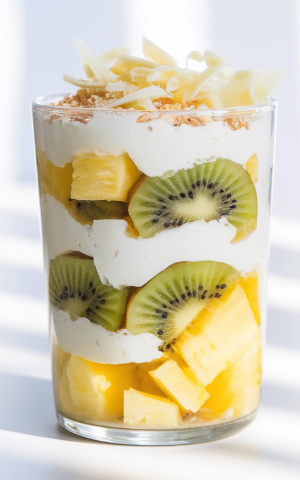 Pineapple Kiwi Yogurt Parfait