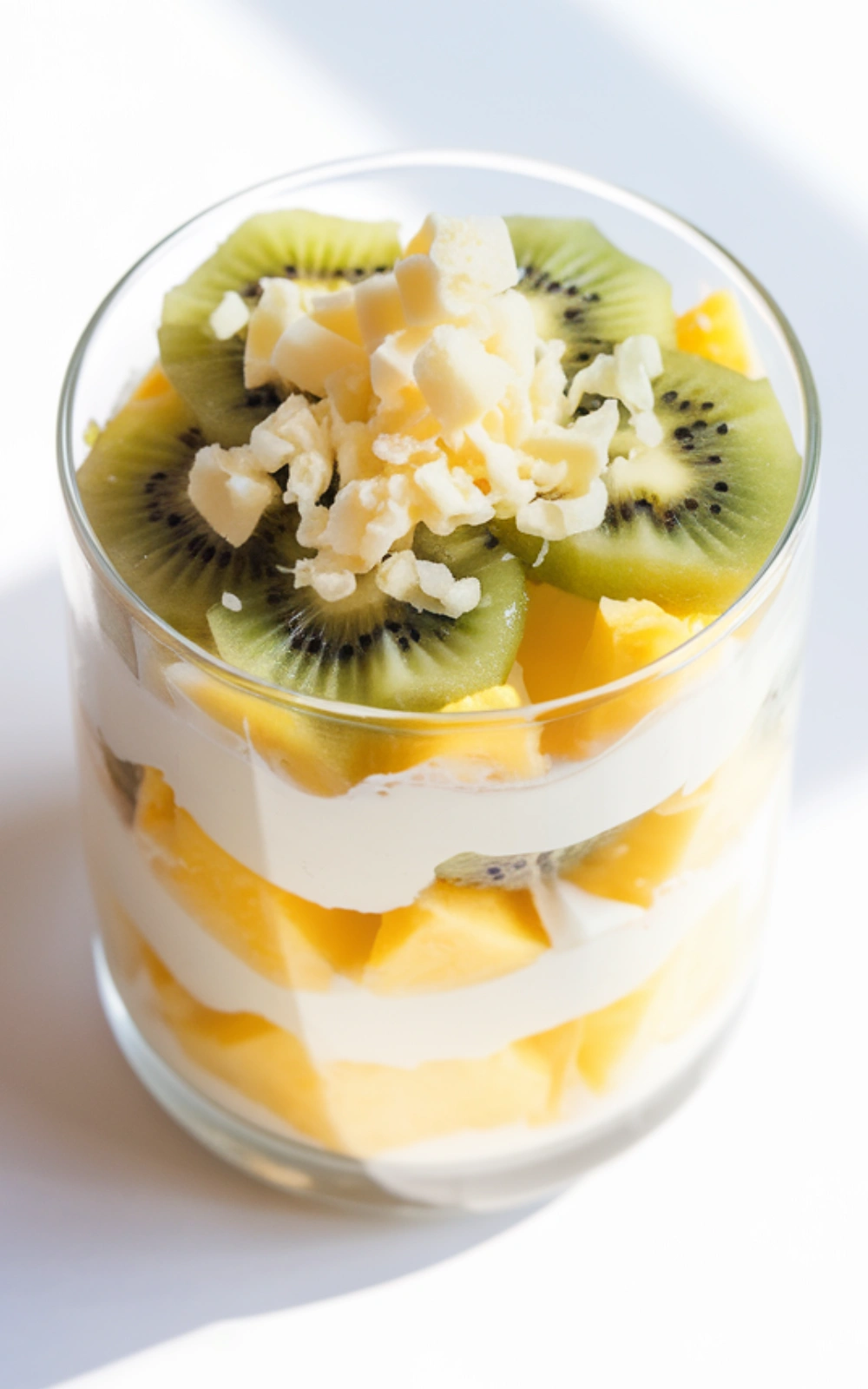 Pineapple Kiwi Yogurt Parfait