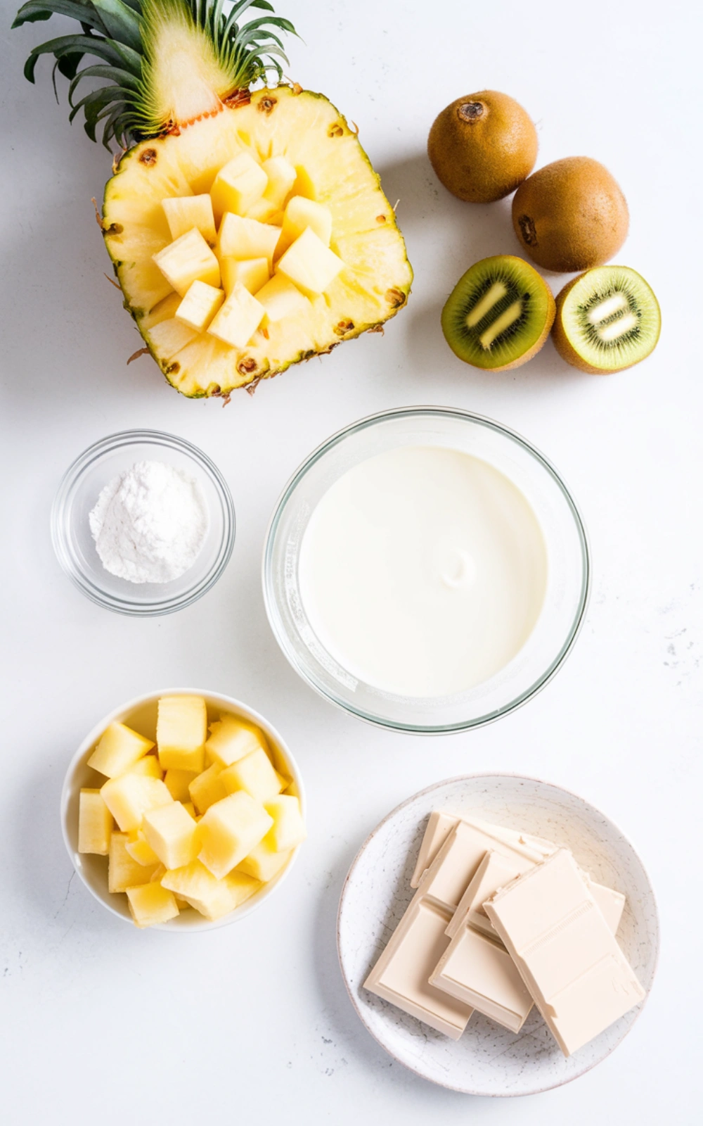 Pineapple Kiwi Yogurt Parfait