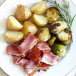Roasted Potatoes and Brussels Sprouts