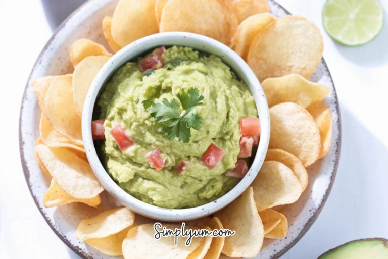 Homemade Chips with Guacamole