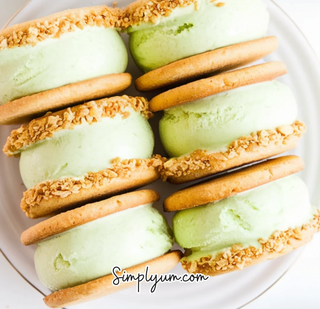 Key Lime Ice Cream Sandwich