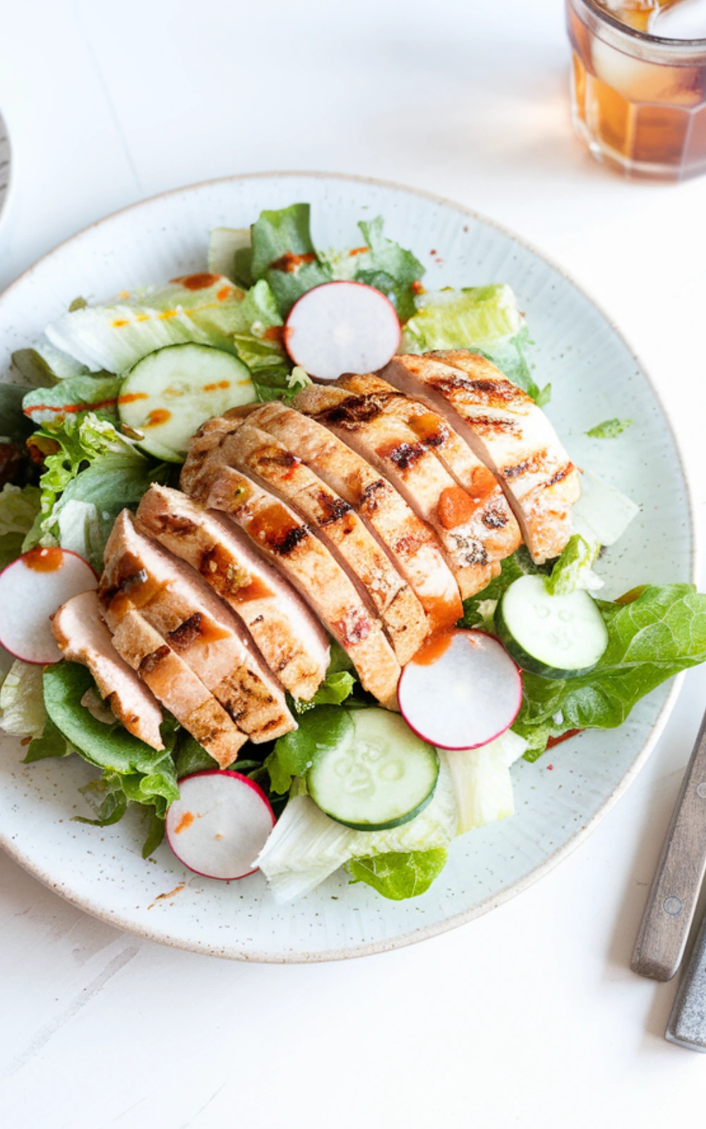 Grilled Chicken with Fresh Spring Salad