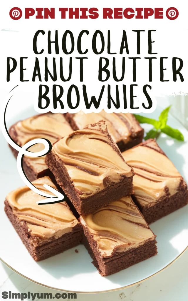 Chocolate Peanut Butter Brownies