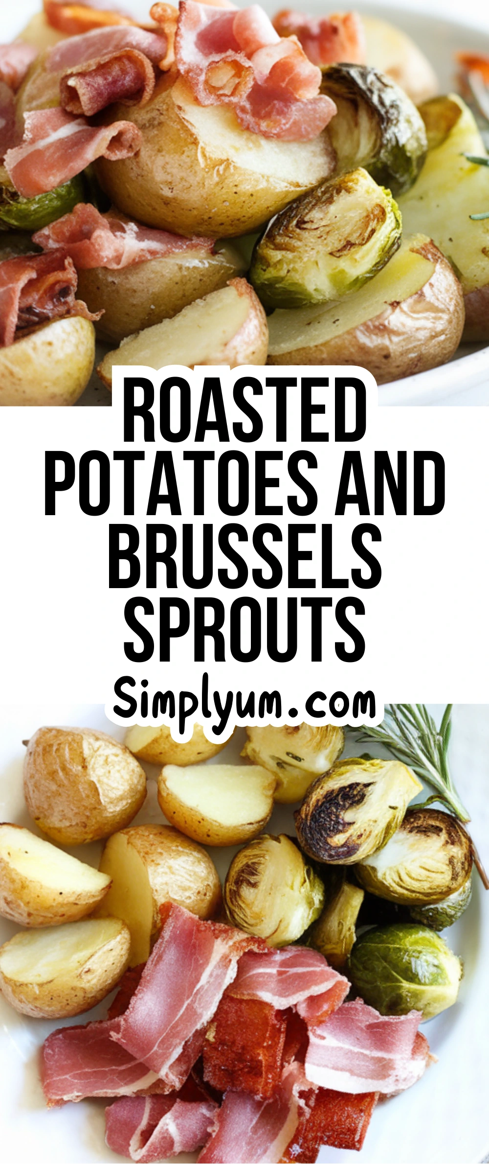 Roasted Potatoes and Brussels Sprouts