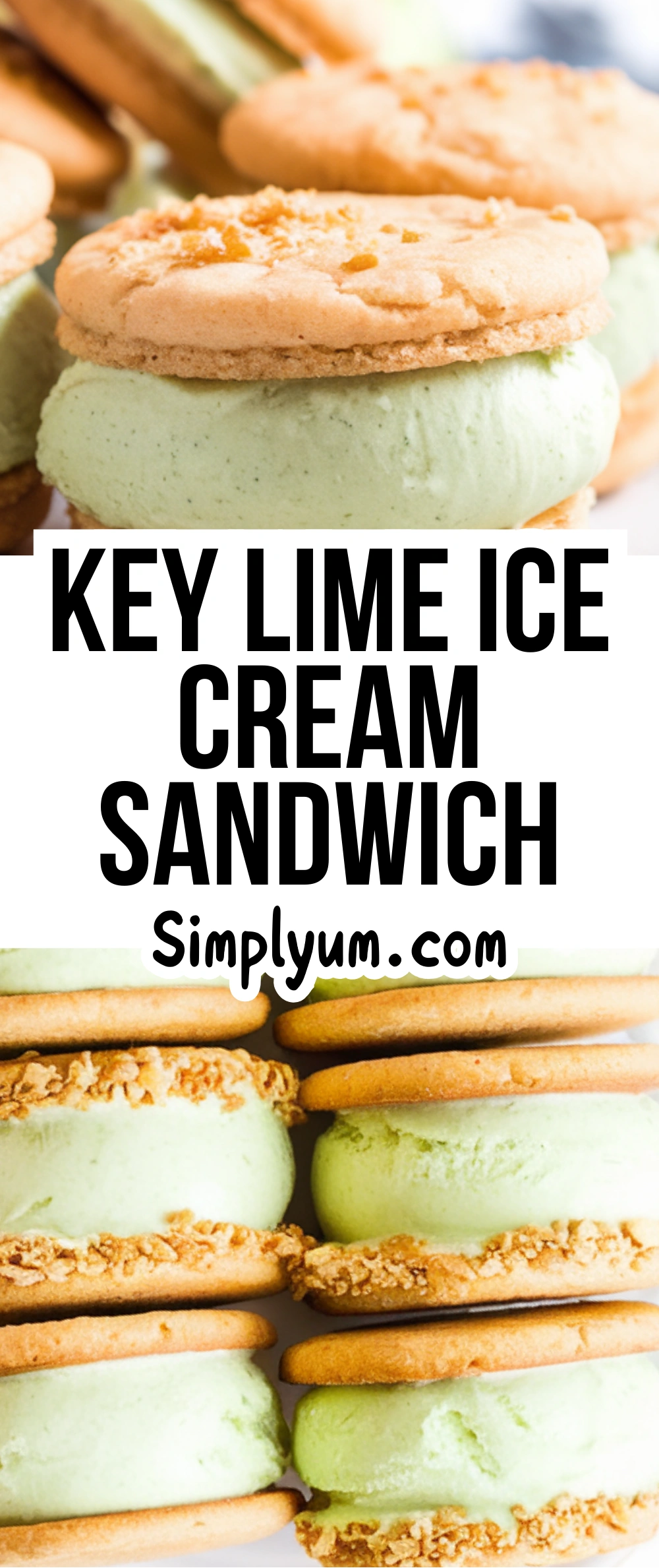 Key Lime Ice Cream Sandwich