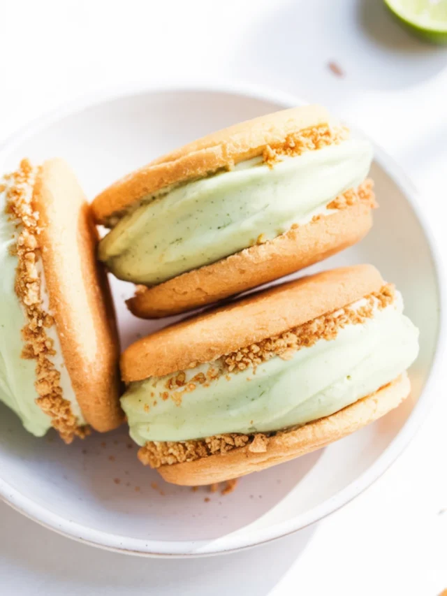 Key Lime Ice Cream Sandwich