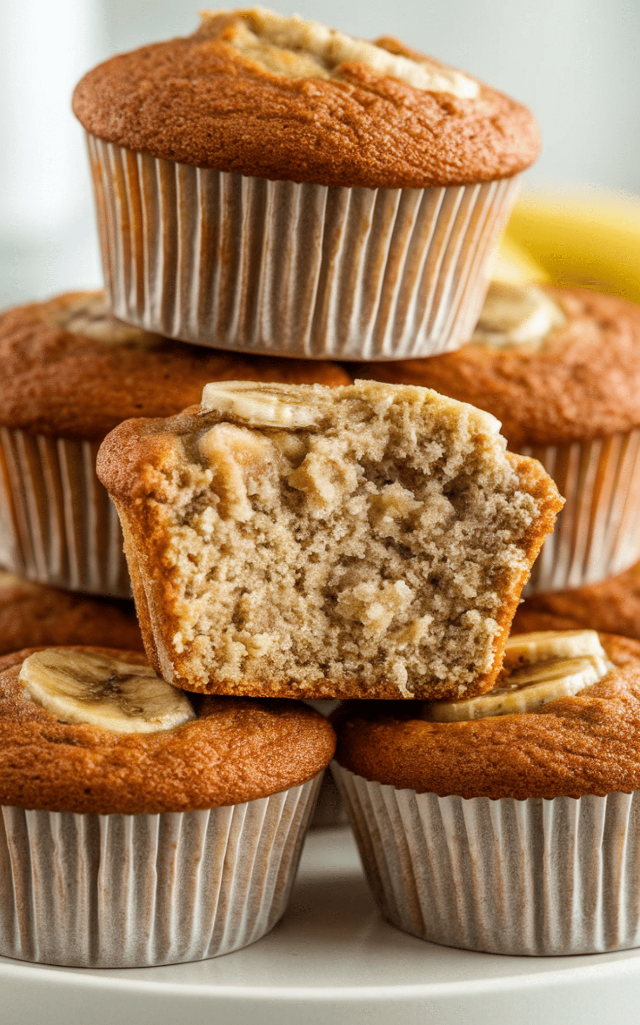 Jumbo Banana Muffins