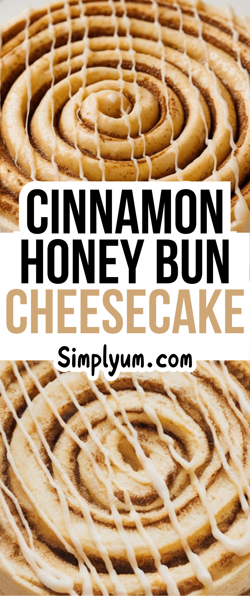 Cinnamon Honey Bun Cheesecake